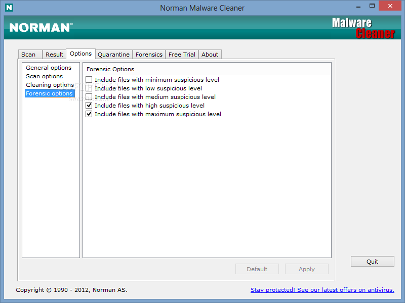 Norman Malware Cleaner screenshot #5