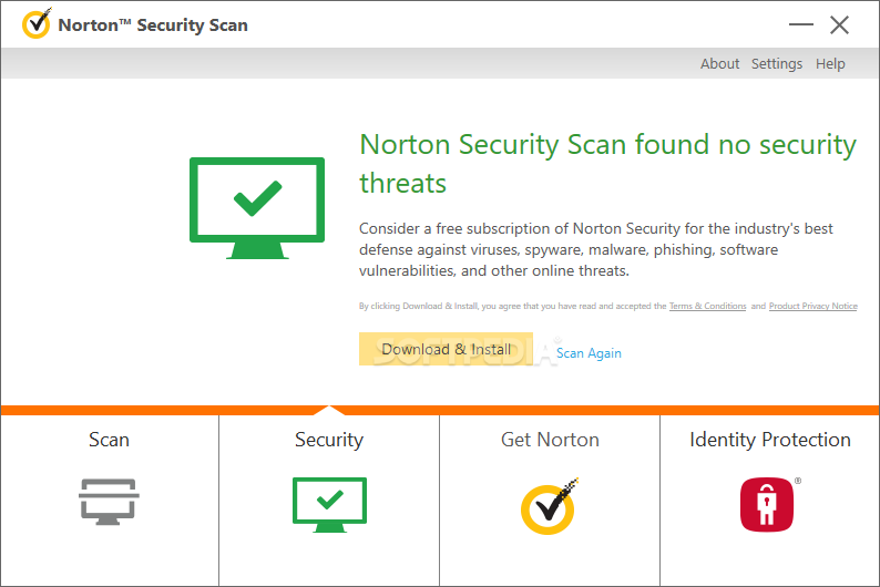 Online-Malware-Scan von Norton