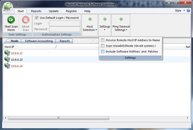 Nsasoft Network Software Inventory screenshot #4