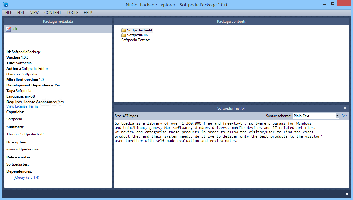 Download NuGet Package Explorer 5.8.56 / 5.8.84 MS Store App