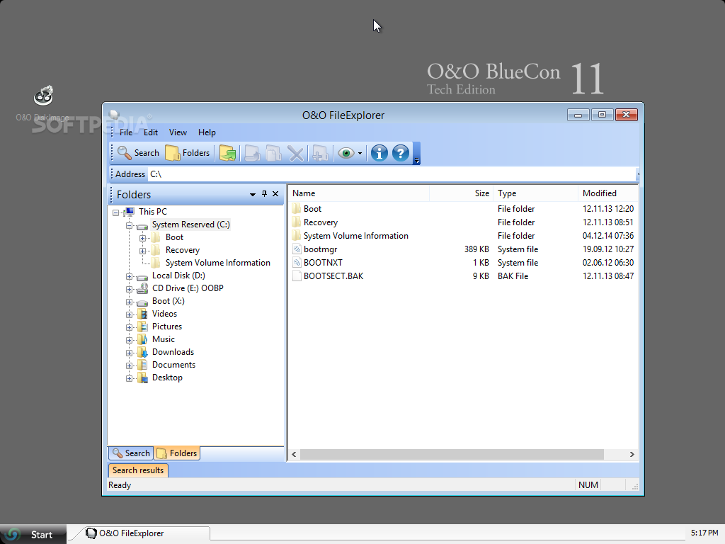 O&O BlueCon Tech Edition screenshot #2