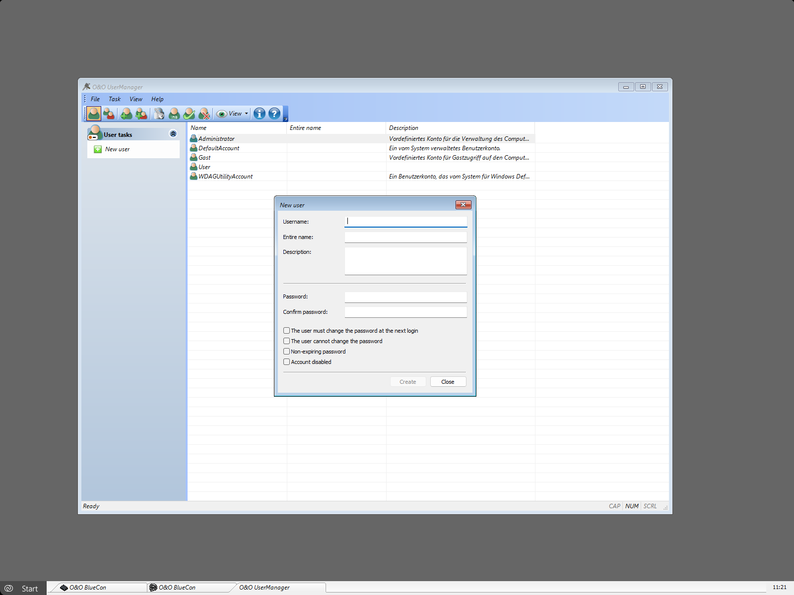 O&O BlueCon Admin Edition screenshot #0
