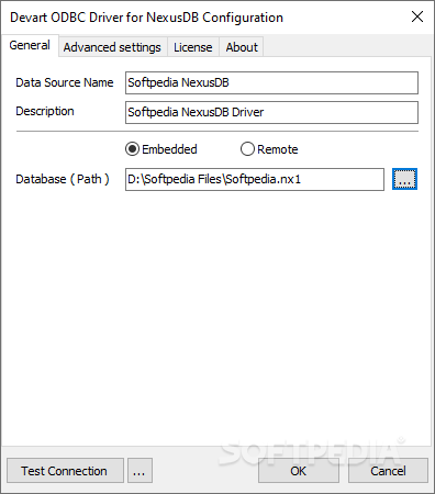 ODBC Driver for NexusDB screenshot #1