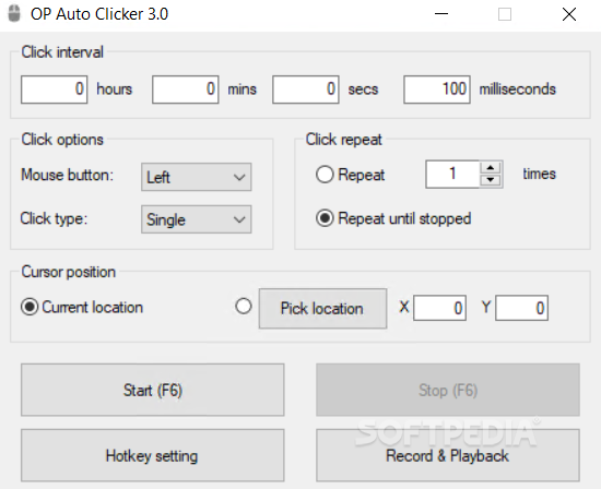 free auto mouse clicker 3.0