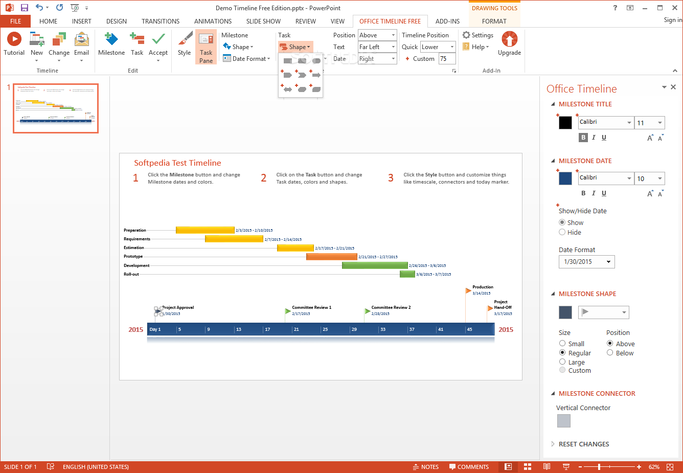 for iphone download Office Timeline Plus / Pro 7.04.00.00 free