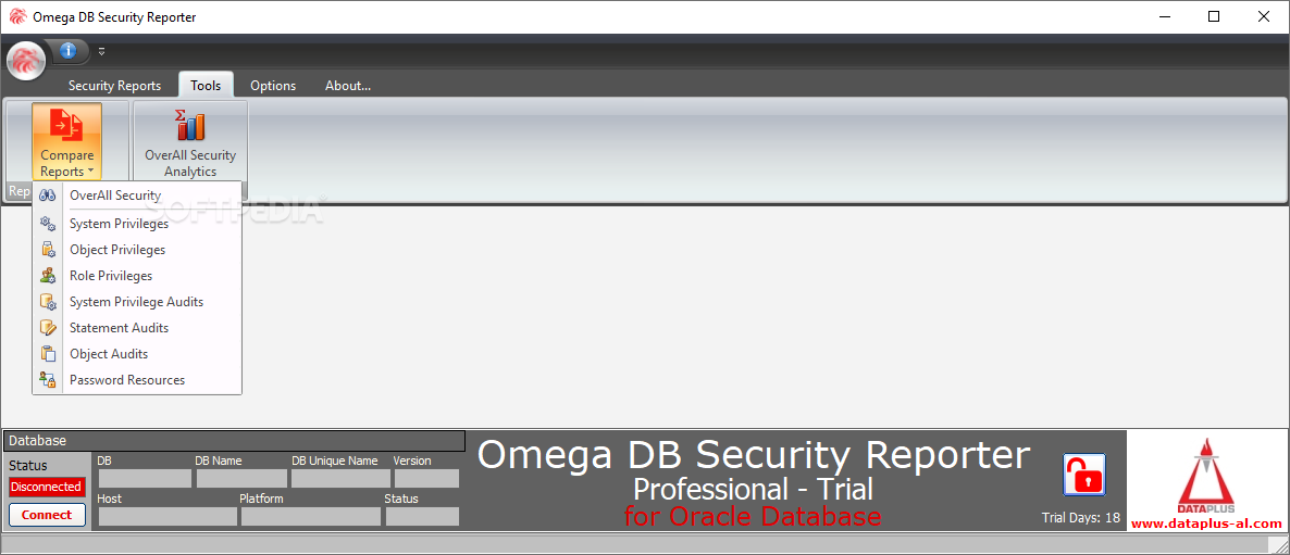 Omega DB Security Reporter screenshot #2