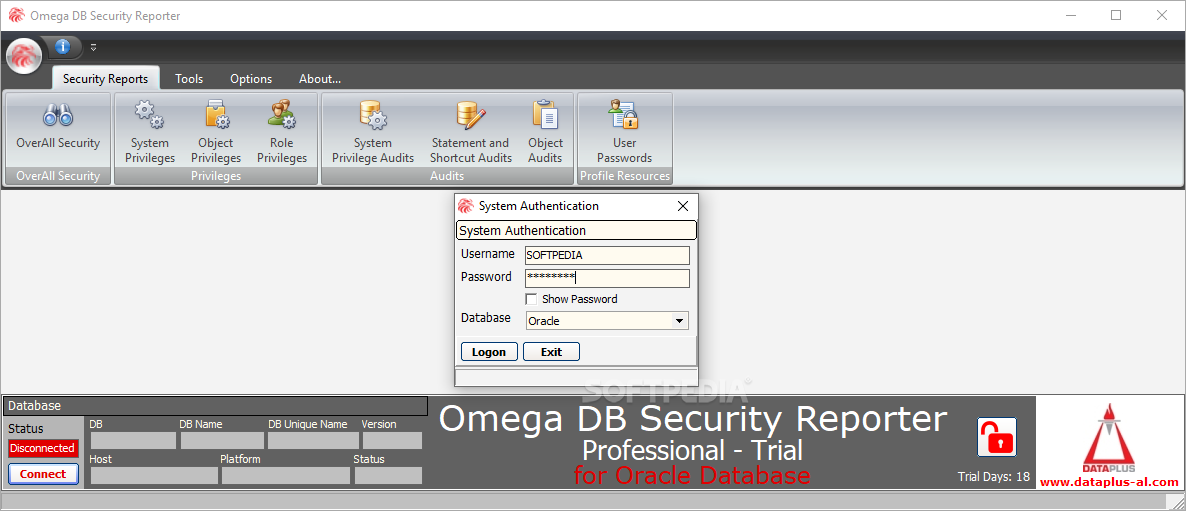 Omega DB Security Reporter screenshot #3