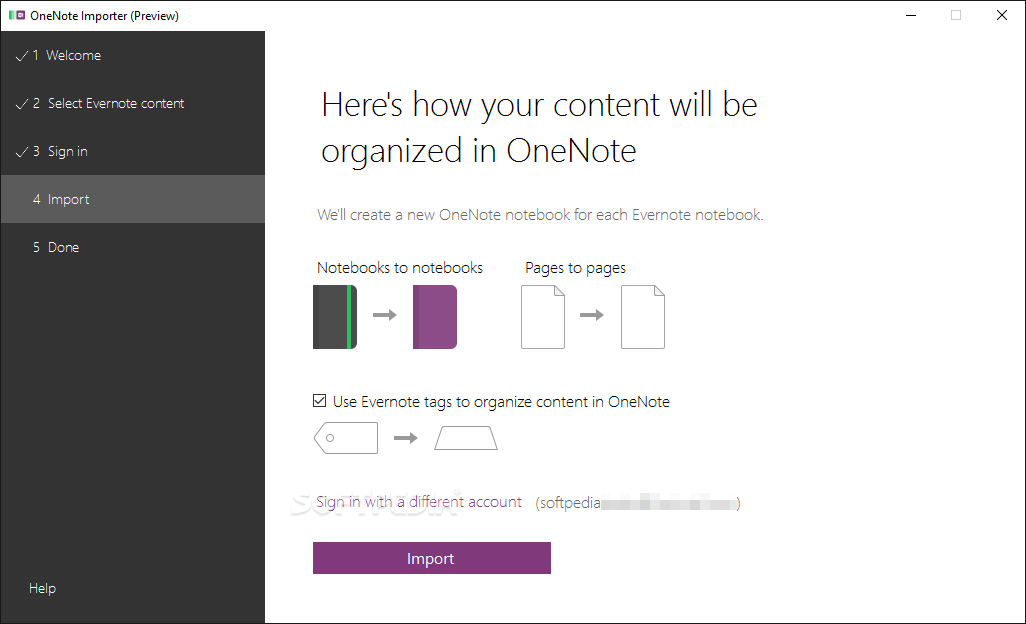 onenote evernote conversion tool