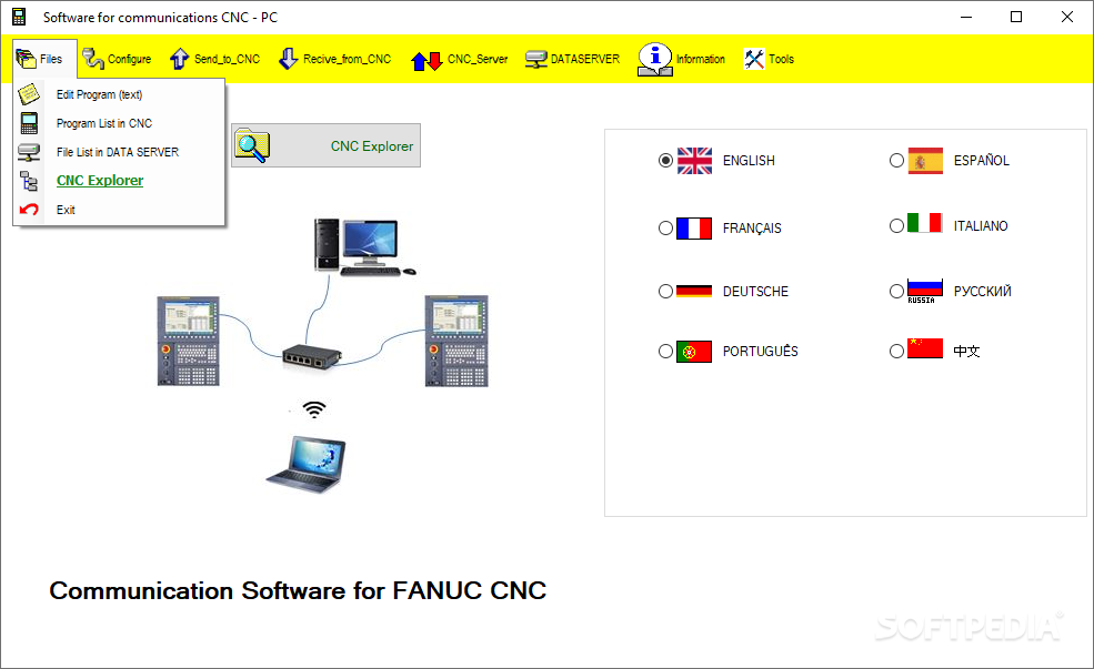 Communication Software for FANUC CNC screenshot #1