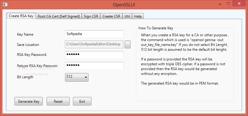 openssl tool for windows