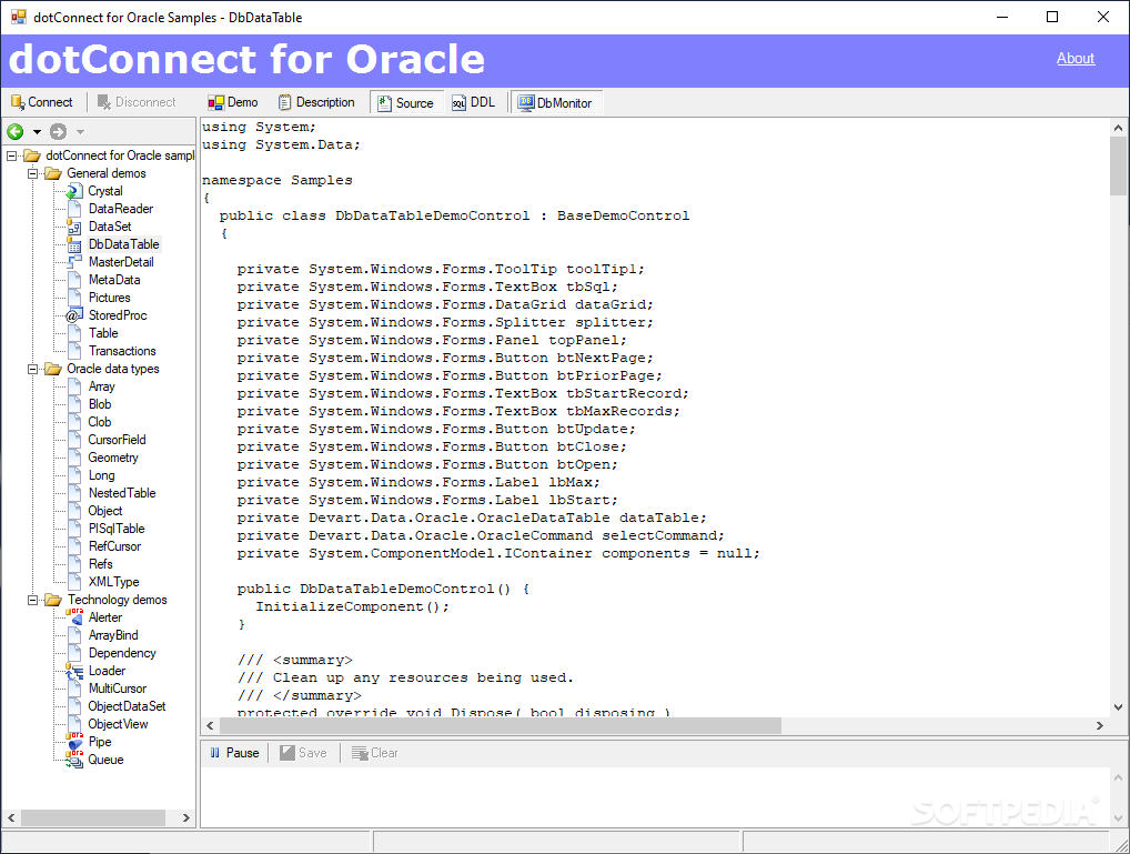 dotConnect for Oracle Professional Edition screenshot #2