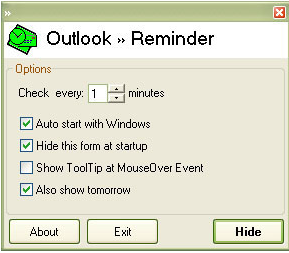 setting up reminders in outlook