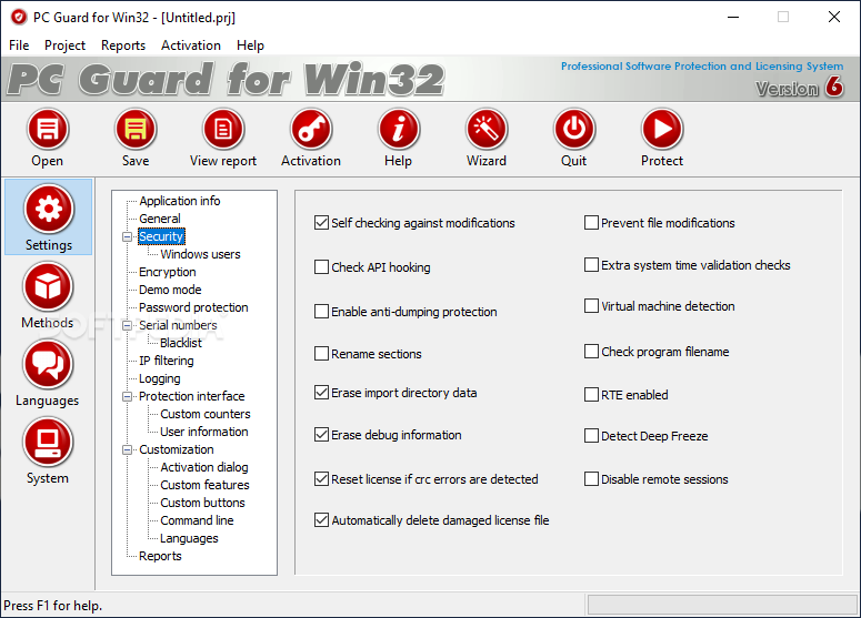 PC Guard for Win32 screenshot #2