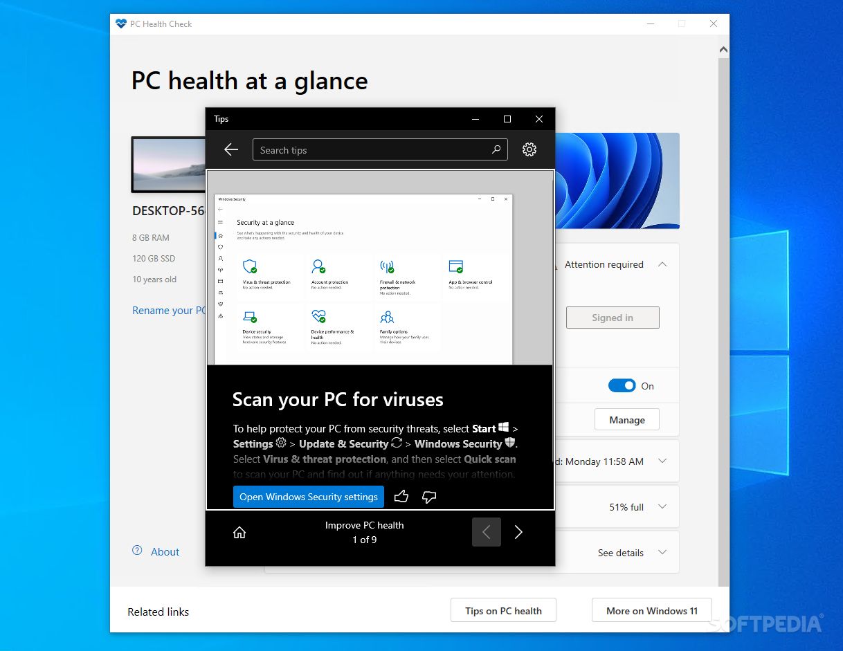 pc health check download for windows 10