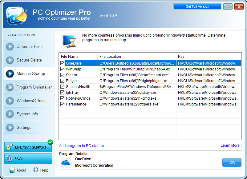 free download Optimizer 16.2