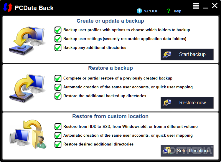 Download Download PCData Back 2.1.0.0 Free