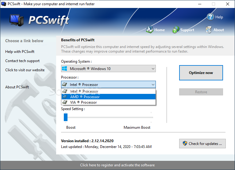 PCSwift screenshot #1
