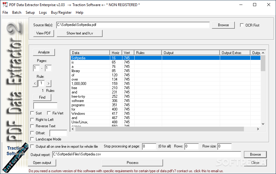 PDF Data Extractor Enterprise screenshot #0