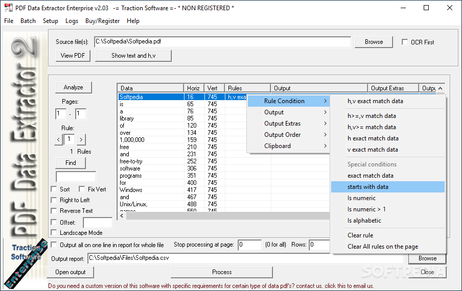 PDF Data Extractor Enterprise screenshot #1