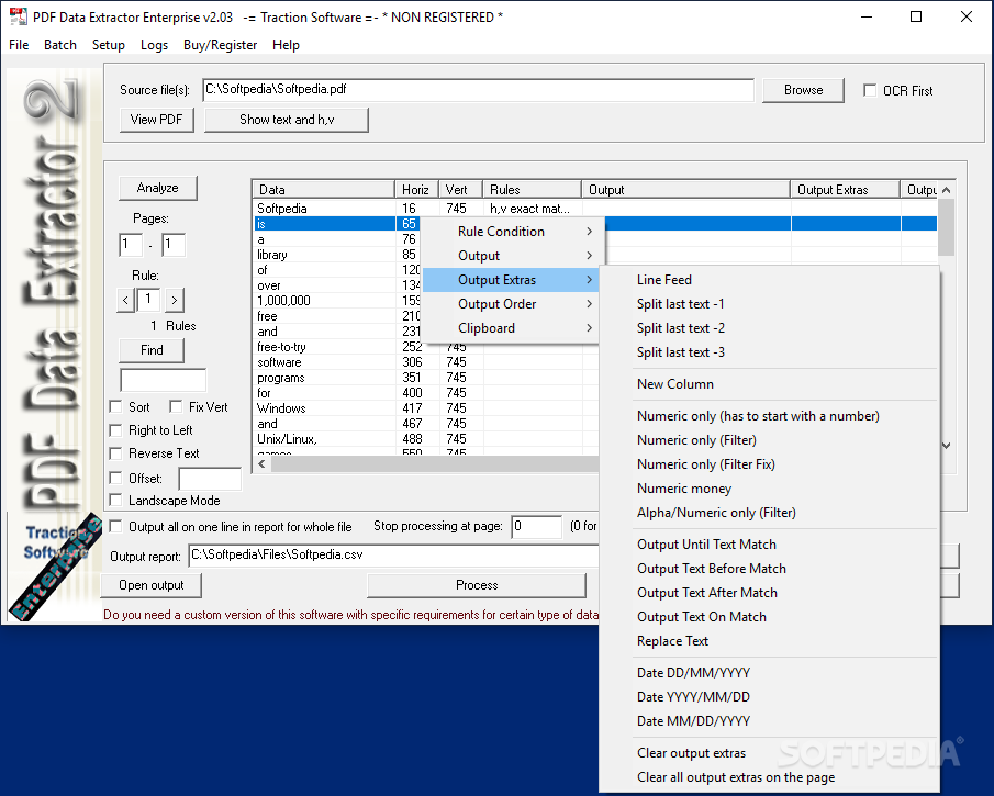 PDF Data Extractor Enterprise screenshot #2