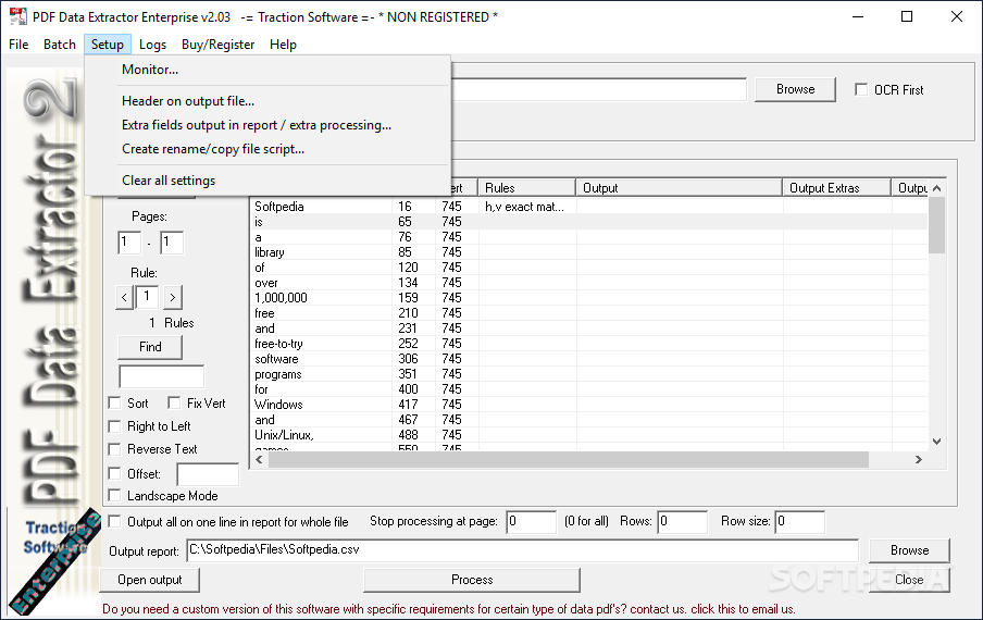 PDF Data Extractor Enterprise screenshot #4