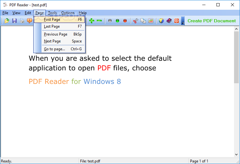 pdf reader for windows 10