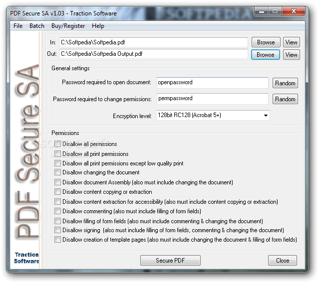 how to download secured pdf file
