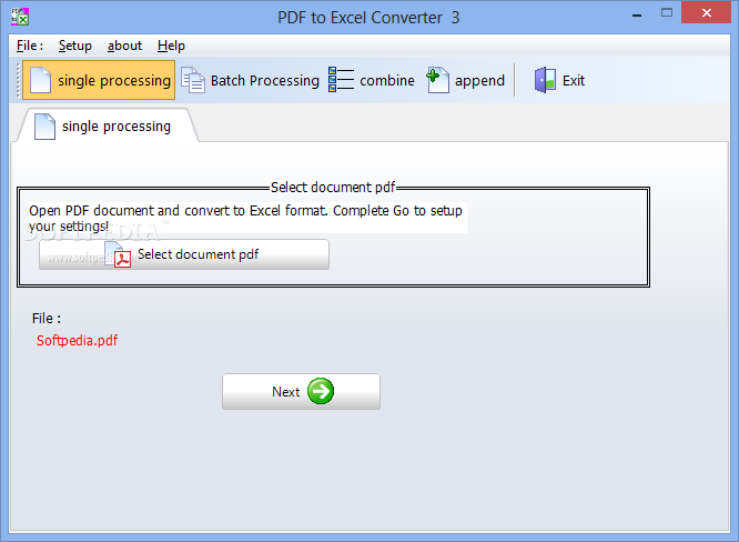 pdf to excel converter free software download for windows 7