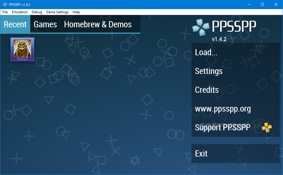 PPSSPP Portable screenshot #0