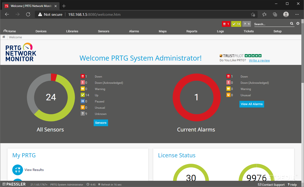 prtg monitor windows process