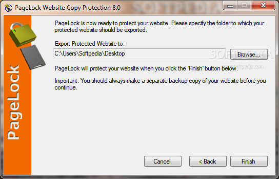 PageLock Website Copy Protection screenshot #3