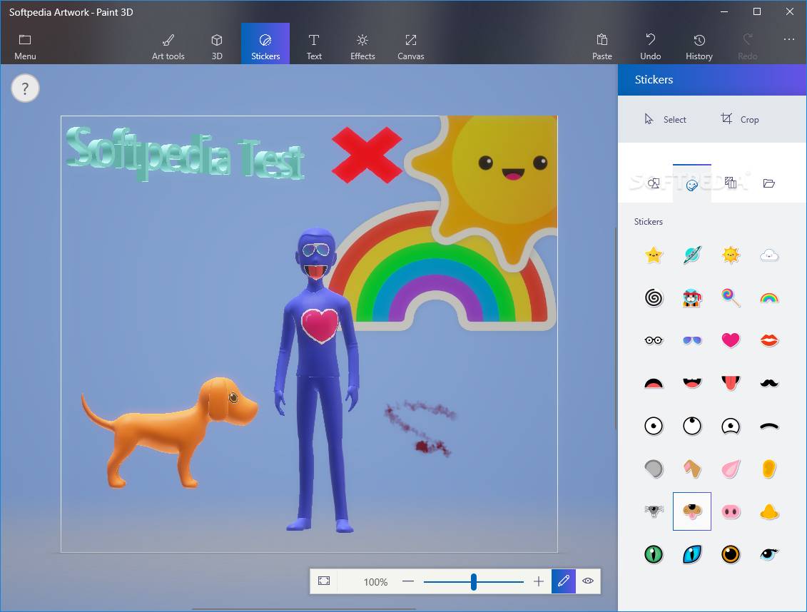 download more stickers for paint 3d