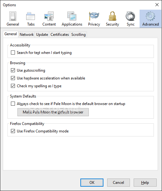 Pale Moon 32.3.1 download the new for windows