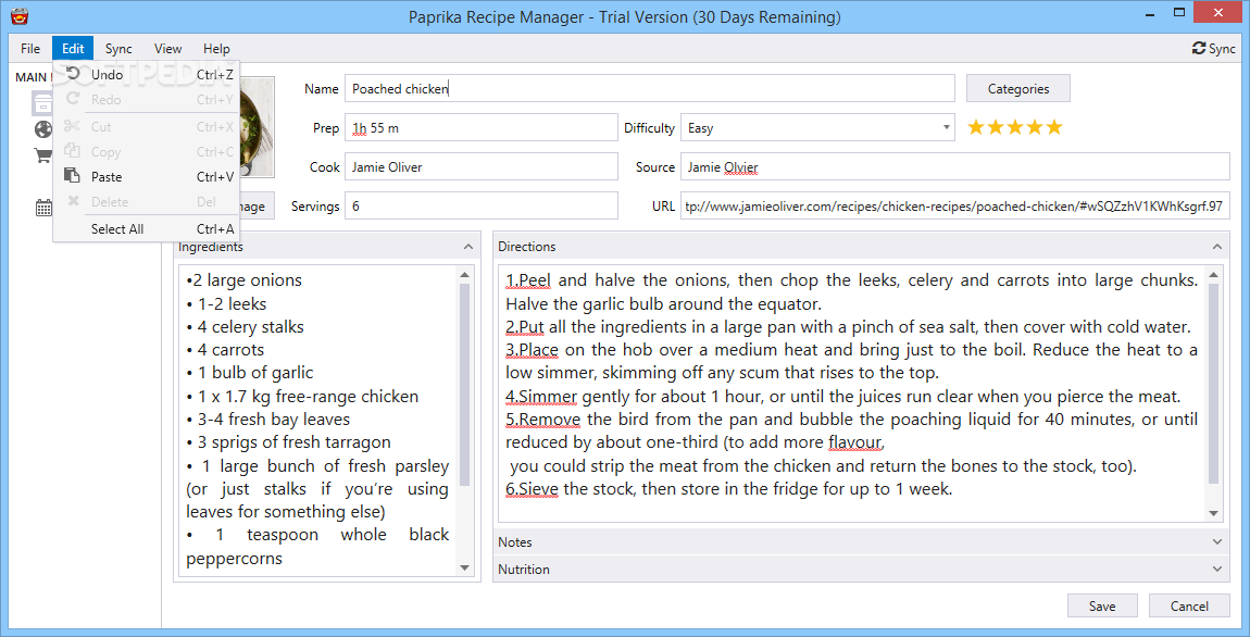 will paprika recipe manager work on windows 10