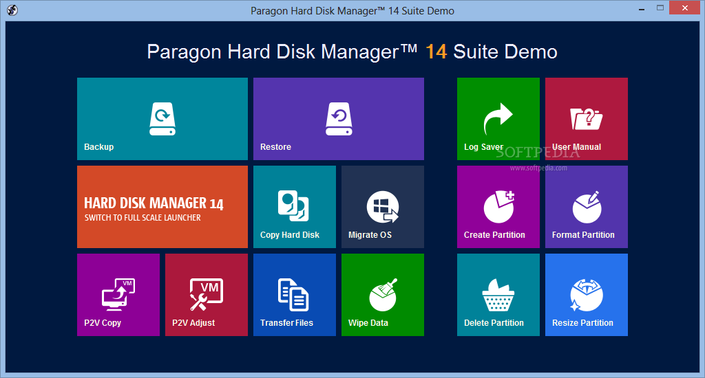 will paragon hard disk manager work with xp