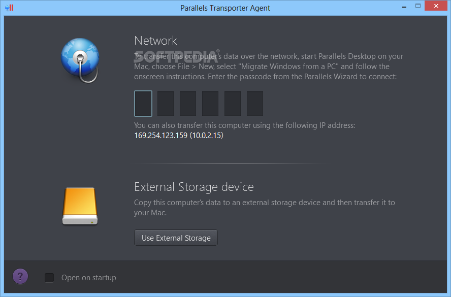 will parallels transporter agent work with windows 7