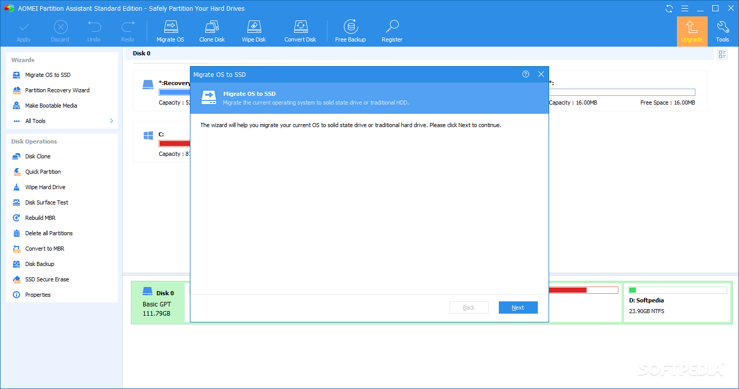 AOMEI Partition Assistant Standard Edition screenshot #2