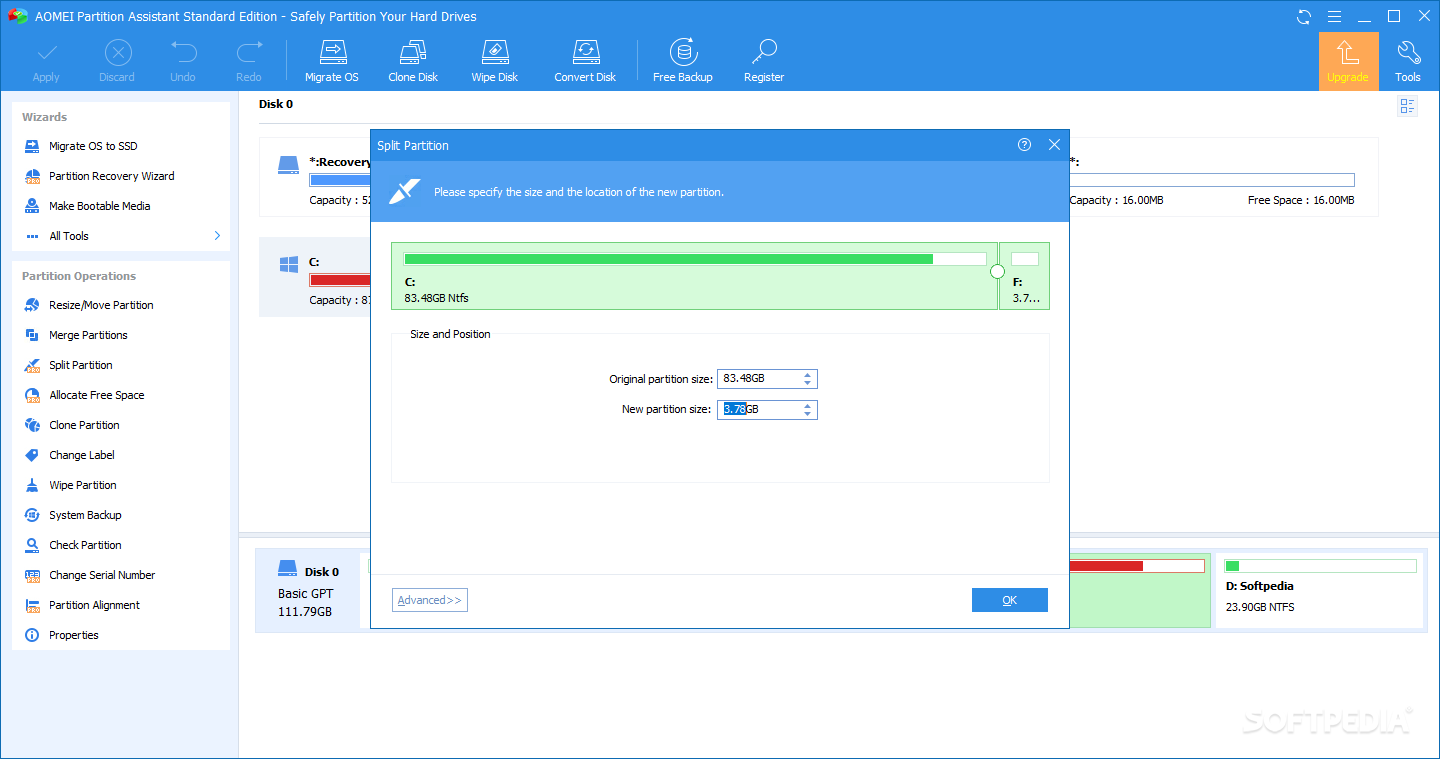 AOMEI Partition Assistant Standard Edition screenshot #5