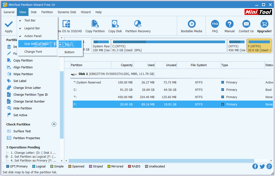 download minitool partition wizard 10