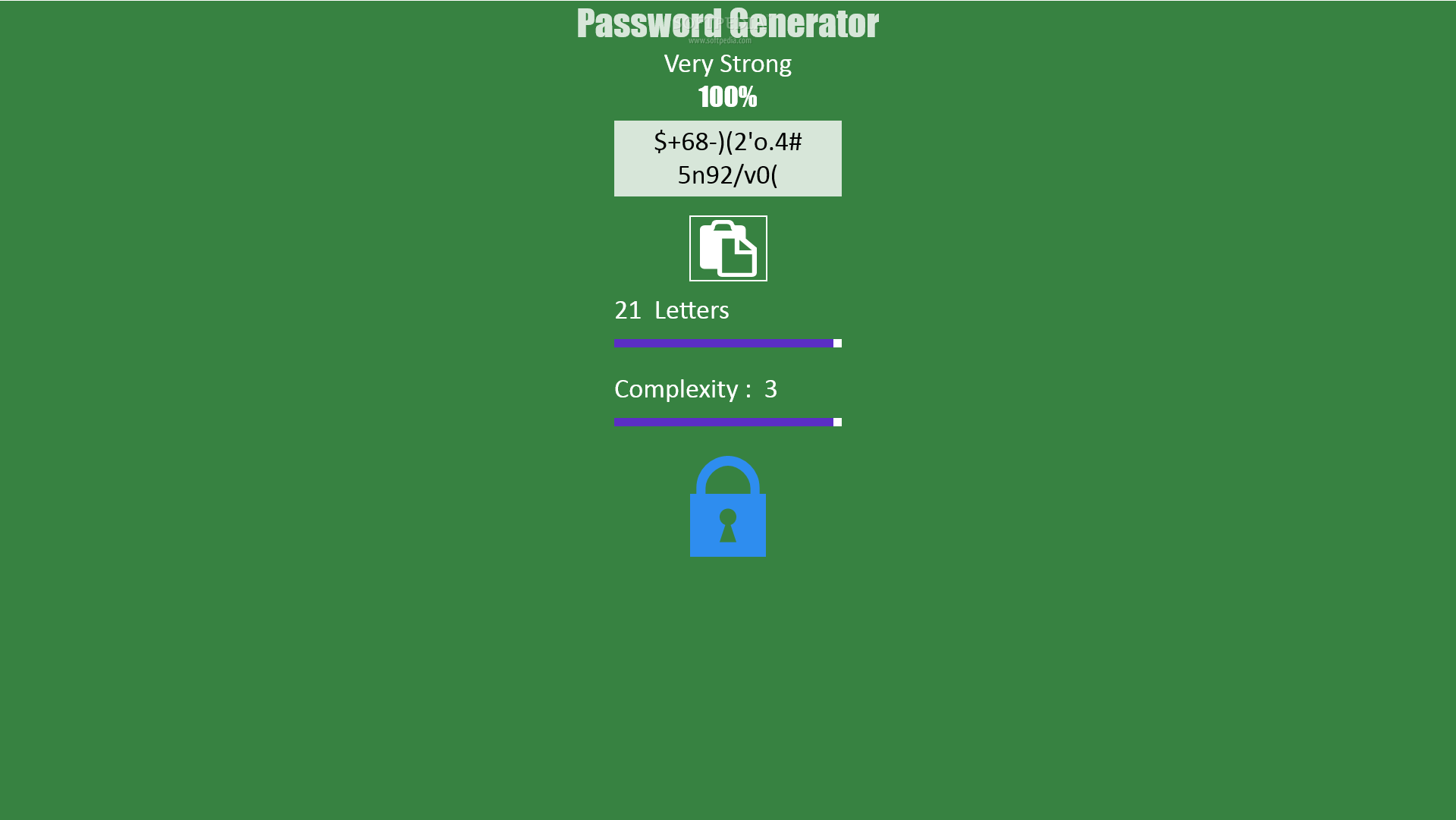 windows secure password generator