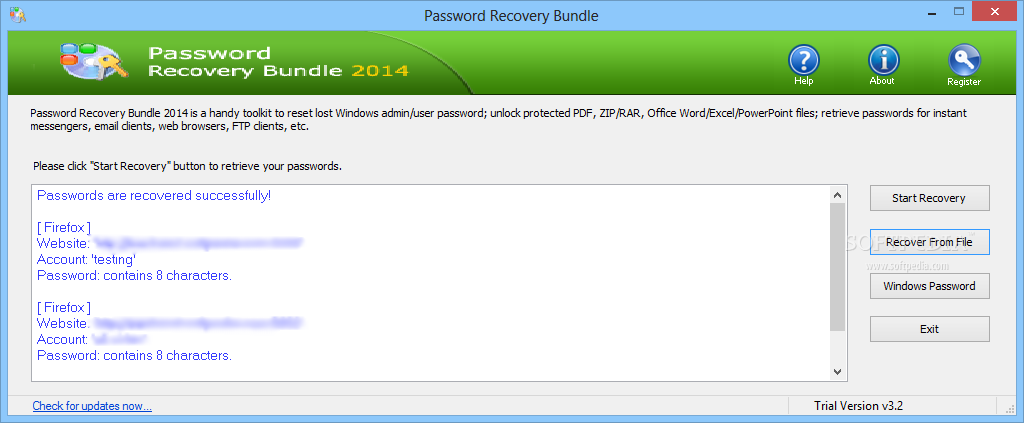 Download Password Recovery Bundle 2019 5.2 | Hình 5
