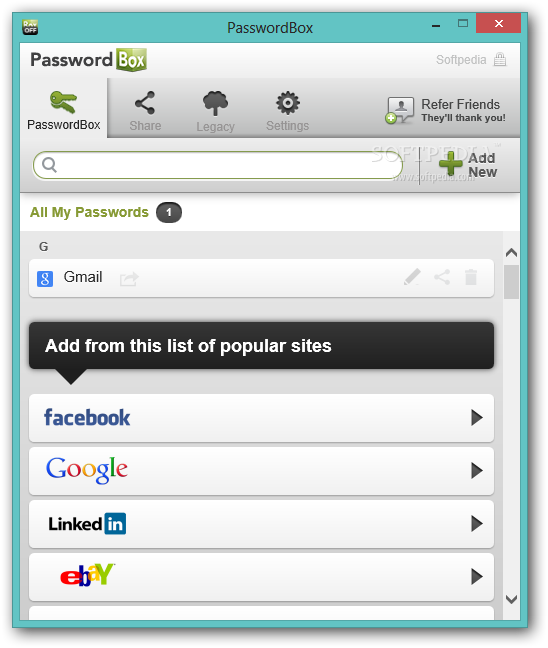 chrome store passwordbox