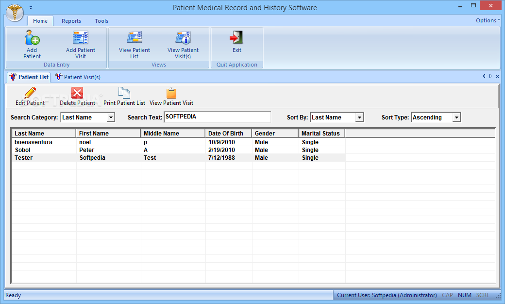 free download software of patient record for doctors