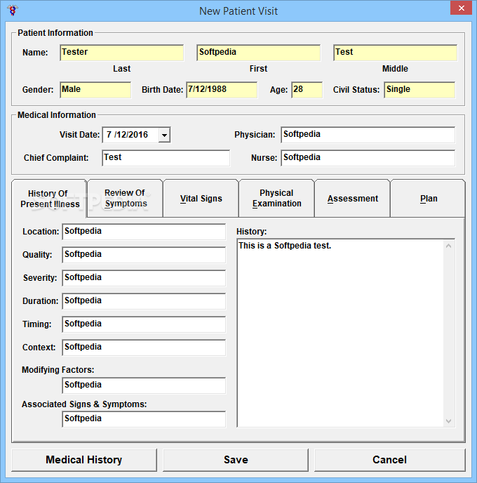 patient record software download