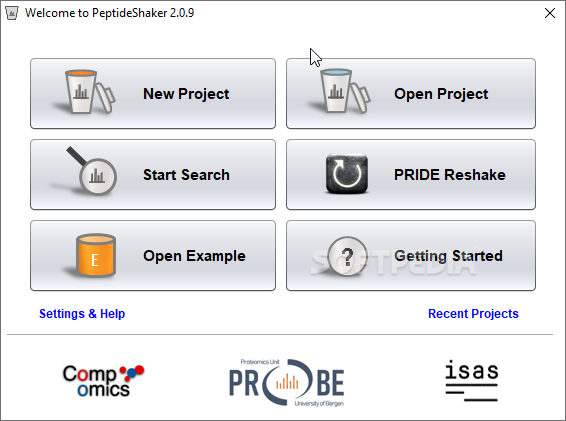 PeptideShaker screenshot #0