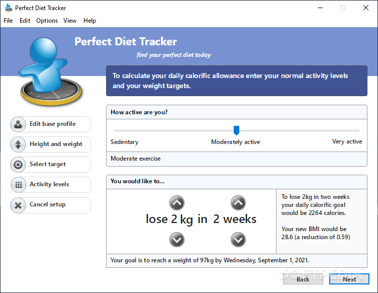 Perfect Diet Tracker screenshot #3