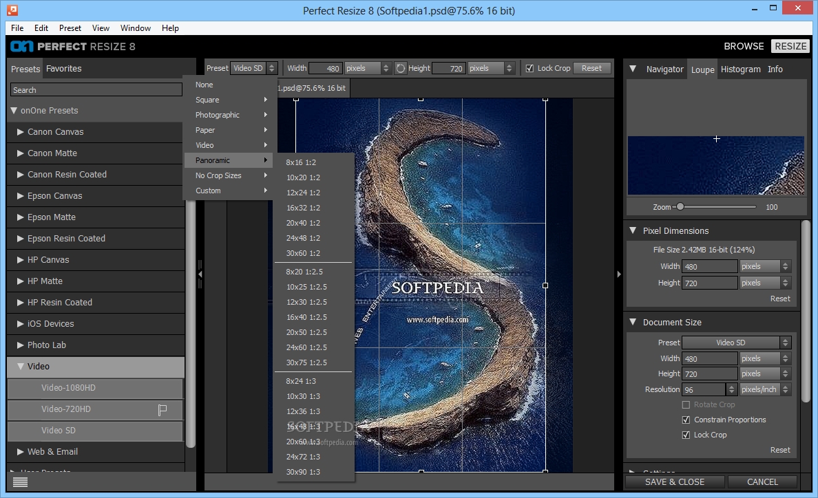 how to access perfect resize in photoshop