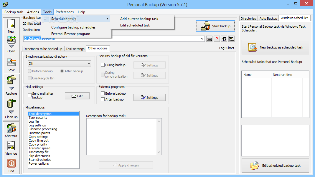 Personal Backup 6.3.7.1 instal the new version for android