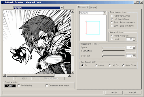 Photoshop Manga Effect Plug-in  (Windows) - Download