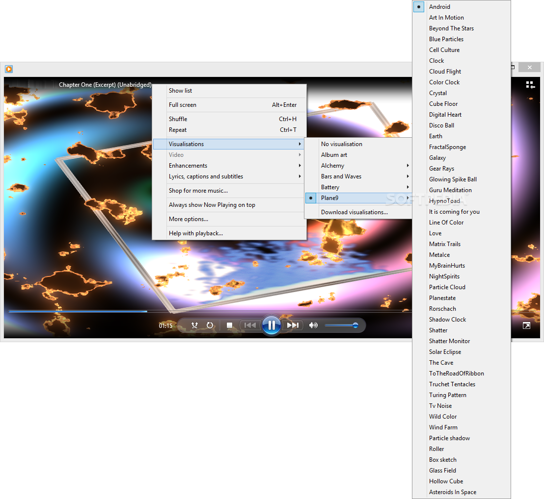 Windows Media Player Visualizations Ambience